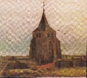 Old Church Tower at Nuenen Vincent Van Gogh